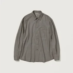 AuraleeSuper Light Wool Shirt - Top Brown