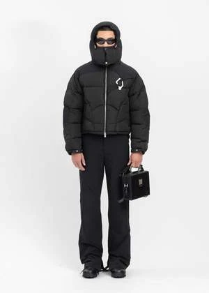 Heliot EmilAbstract Down Puffer - Black - Image 5