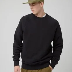 BhodeBhode Raglan Crew Sweatshirt - Black