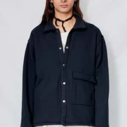 AssemblyFleece Shirt Coat - Black