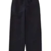 Blue Blue JapanWoven Wool Sashiko Drawstring Pants - Dark Navy