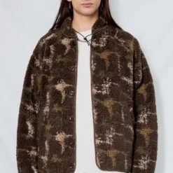 YMCBeach Jacquard Jacket - Brown Multi