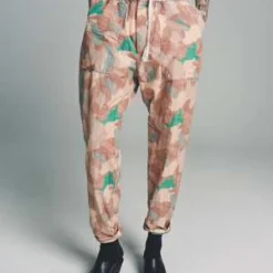 Casey CaseyJog AH Militaire Pant - Khaki Ikat