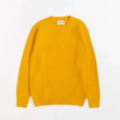 Country Of OriginRibbed Crew - Yellow