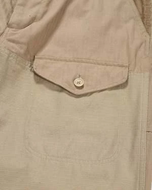 Engineered GarmentsCotton Herringbone Twill Field Pant - Khaki - Image 3