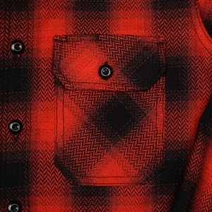 Rogue TerritoryField Shirt - Red Herringbone Plaid - Image 5