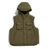 Engineered GarmentsField Vest - Olive PC Coated Cloth