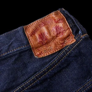 FullcountCo. 0105W Wide Denim - Raw Indigo Blue - Image 7