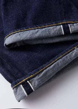 FullcountCo. 0105W Wide Denim - Raw Indigo Blue - Image 8
