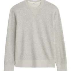 Alex MillGarment Dyed Lightweight Pullover - Heather Grey