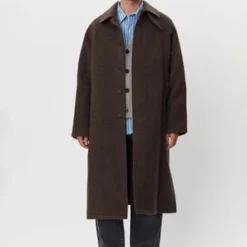 MfpenInstallation Coat - Brown Fuzz