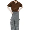 Isa BoulderCheckered Knit Cargo Trousers - Gray