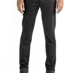 KATOPEN SLIM 10.5oz 4WAY STRETCH JEANS - RAW BLK