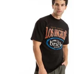 BRICKS AND WOODLos Angeles Bricks Tee - Black