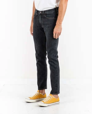 LeeLuke Slim Tapered Jean - Black Rinse Wash - Image 2
