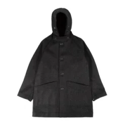 ArpenteurMevi Coat - Wool Melton - Charcoal