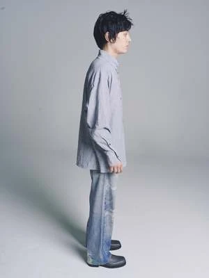 Our LegacyBurlington Seersucker Borrowed BD Shirt - Mid Blue - Image 3