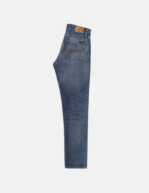 Nudie JeansGritty Jackson Regular Jeans - Blue Traces - Image 2