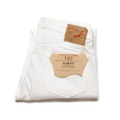 Orslow107 Ivy Fit Denim - White