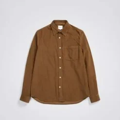 Norse ProjectsOsvald Micro Corduroy Shirt - Camel