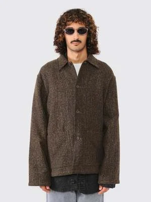 Our LegacyHaven Fuzz Wool Jacket - Black/Moss - Image 4