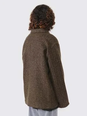 Our LegacyHaven Fuzz Wool Jacket - Black/Moss - Image 5