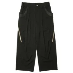 ENVIRONEEnvirone Wide Zipper Pants - Black