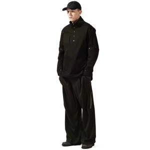 ENVIRONEEnvirone Wide Zipper Pants - Black - Image 3