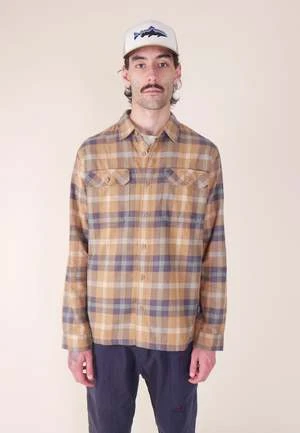 PatagoniaOrganic Fjord Flannel Shirt - Mojave Khaki