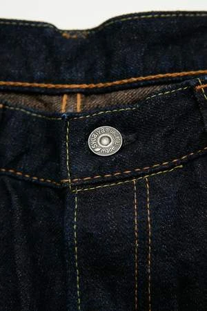 Pure Blue JapanOG-019 Pant - Indigo/Brown - Image 4