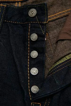 Pure Blue JapanOG-019 Pant - Indigo/Brown - Image 5