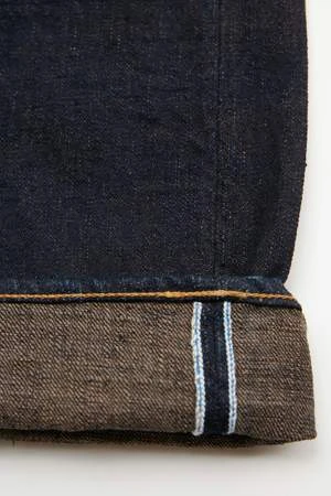 Pure Blue JapanOG-019 Pant - Indigo/Brown - Image 7