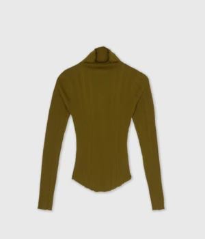 SAYAKA DAVISNew York Random Rib High Neck - Olive