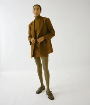 SAYAKA DAVISNew York Random Rib High Neck - Olive - Image 6