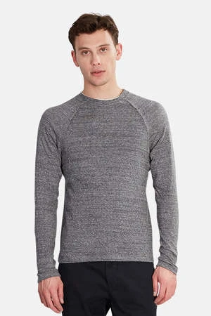 Blue&CreamRaglan - Dark Grey