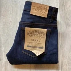 Railcar Fine GoodsSpikes X001 Slim Taper 13.5oz Jeans