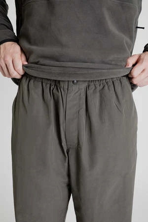 GoldwinRelax Straight Easy Pants - Dark Olive - Image 7