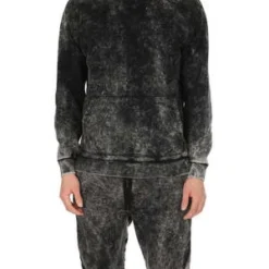 Robert GellerAcid Wash Crewneck - Black