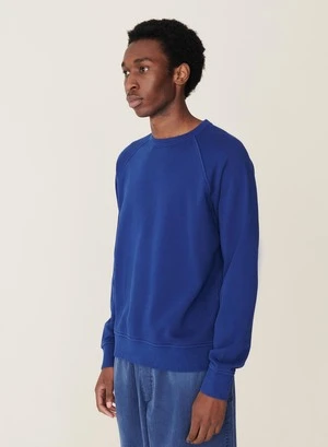 YMCSchrank Loopback Cotton Sweatshirt - Blue - Image 3