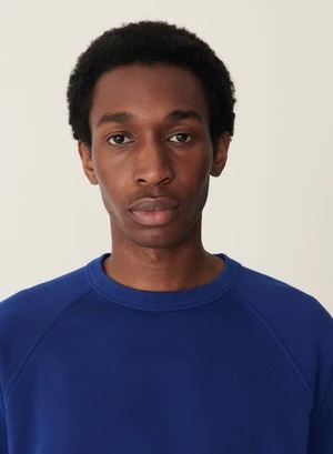 YMCSchrank Loopback Cotton Sweatshirt - Blue - Image 6