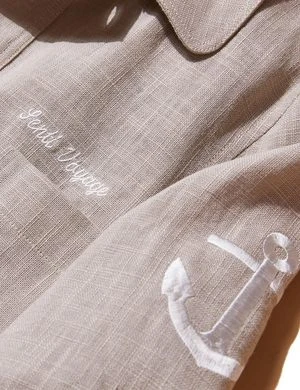 SENTIBONESSentibones Sea Man Linen Shirts Jacket - Image 3