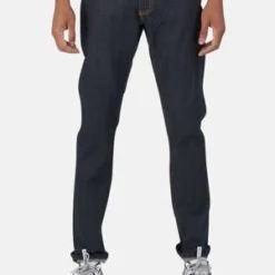 Blue&CreamSkinny Straight Raw Selvedge Denim - Indigo