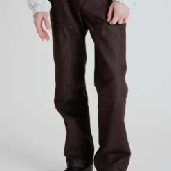 FRIZMWORKSStable Denim Pants - Brown