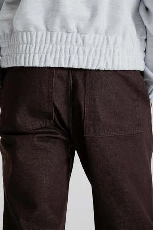 FRIZMWORKSStable Denim Pants - Brown - Image 6