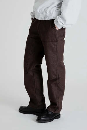 FRIZMWORKSStable Denim Pants - Brown - Image 4