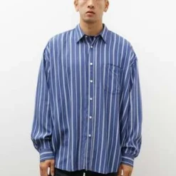 Acne StudiosStripe Shirt - Blue/White
