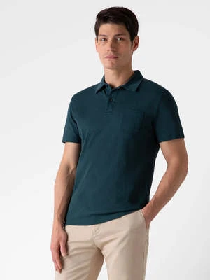 SunspelRiviera Polo Shirt - Peacock
