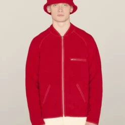 YMCTrippe Recycled Fleece Jacket - Red