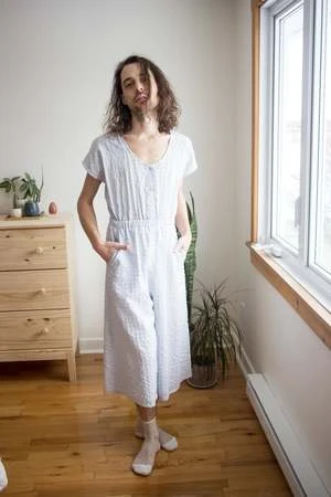 Eve GravelUNISEX Eve Gravel Endless Summer Jumpsuit - Sky Blue