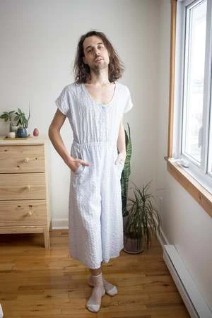 Eve GravelUNISEX Eve Gravel Endless Summer Jumpsuit - Sky Blue - Image 2